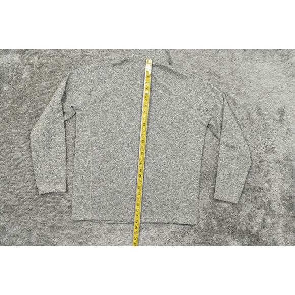 Eddie Bauer Beige Pullover Sweater, L, Polyester, Quarter Zip Fleece - Picture 5 of 7